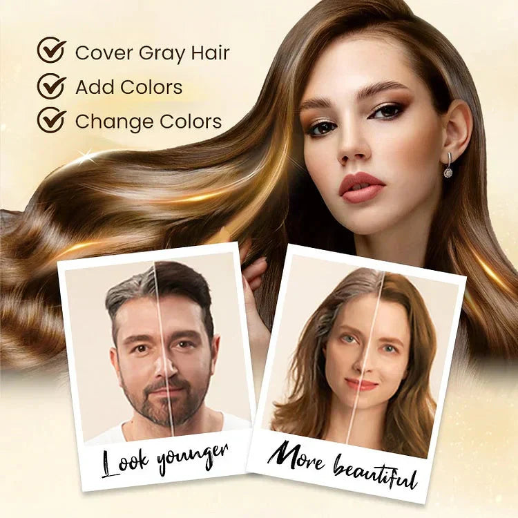 🧴Buy 1 Get 2 FREE - Natural Hair Dye Shampoo🧴🌿
